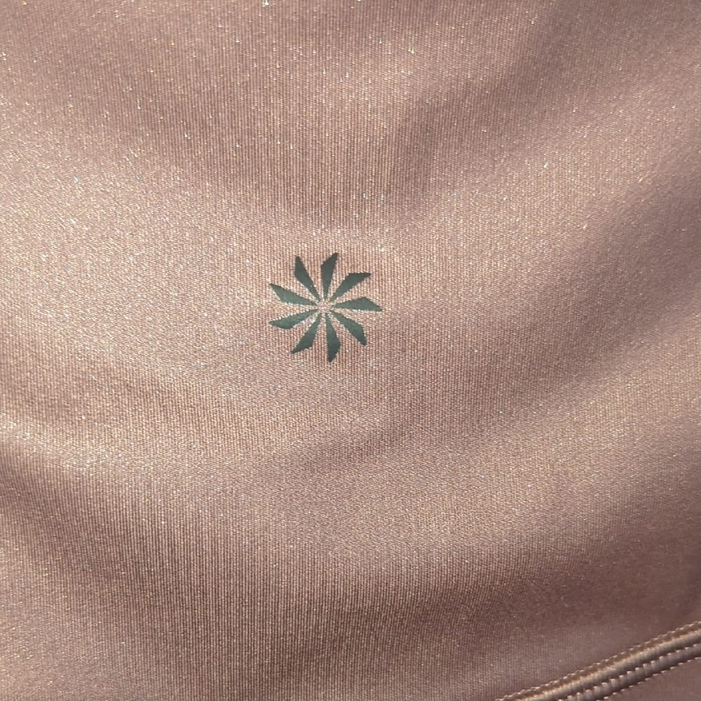 Athleta Shimmer Mauve Inclination Moto Tight - Picture 7 of 9